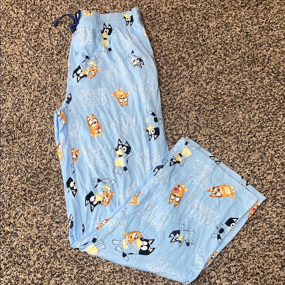 Bluey Graphic Lounge Pants “Best Dad” Various Sizes | NWT